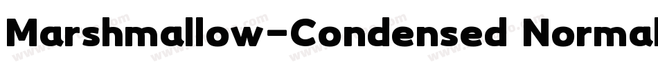 Marshmallow-Condensed Normal字体转换